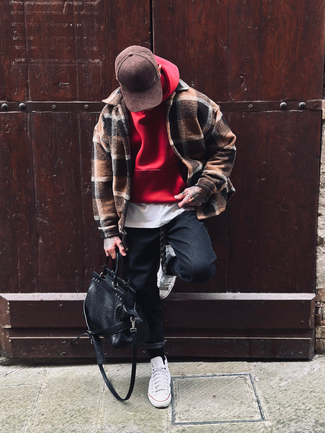 Camicione Flanella MistoLana Cioccolato