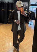 Carica l'immagine nel visualizzatore di Gallery, Blazer Completo Sonny Crockett DoppioPetto OverSize Cioccolato
