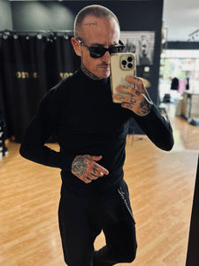 Maglioncino George Mezzocollo Black