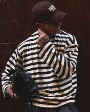 Carica l'immagine nel visualizzatore di Gallery, LONGSLEEVE CROPPED OFFWHITE&amp;CIOCCOLATO

