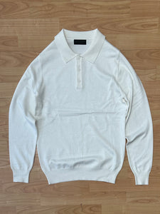 Polo In Maglia ManicaLunga Off-White