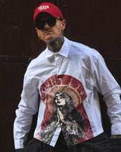 Carica l'immagine nel visualizzatore di Gallery, Camicia NostraSantissima SemiOverSize Cropped Off-White
