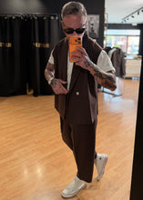Carica l'immagine nel visualizzatore di Gallery, Blazer Japan Smanicato Del Completo Takeshi Cioccolato
