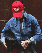 Carica l'immagine nel visualizzatore di Gallery, CAMICIA WESTERN IN JEANS DARKBLUE
