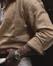 Carica l'immagine nel visualizzatore di Gallery, Camicia Cuba MistoLino MochaMousse
