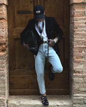 Carica l'immagine nel visualizzatore di Gallery, Blazer DoppioPetto SlimFit MistoLino Black
