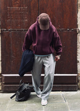 Carica l&#39;immagine nel visualizzatore di Gallery, Felpa OverSize Felpata Bordeaux
