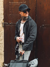 Carica l&#39;immagine nel visualizzatore di Gallery, Camicia in Check Black
