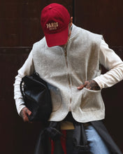 Carica l'immagine nel visualizzatore di Gallery, GILET STRUTTURATO MISTOCOTONE LIGHT GREY
