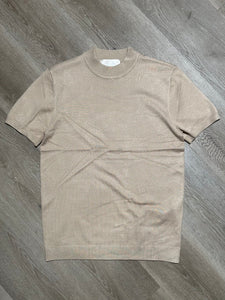 Maglia in Filo Mezzocollo Mocha