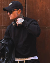Carica l'immagine nel visualizzatore di Gallery, Felpa del Completo Sporty Garzata BoxyFit Black
