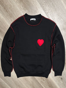 Felpa Heart Felpata Black