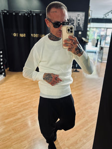 Girocollo MistoLana Off-White