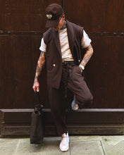 Carica l'immagine nel visualizzatore di Gallery, Blazer Japan Smanicato Del Completo Takeshi Cioccolato
