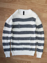 Carica l&#39;immagine nel visualizzatore di Gallery, Maglione MistoLana Destroyed Grey Gianni Lupo
