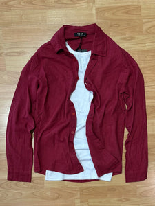 Camicia Gin in Lino RedIndia