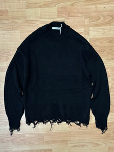 Maglione MistoLana Destroyed Black