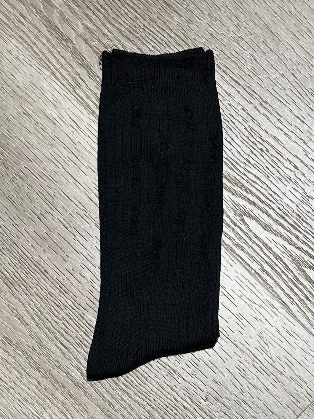 Socks Destroyed Black