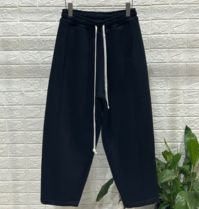 Panta Japan in Tuta Felpato Black