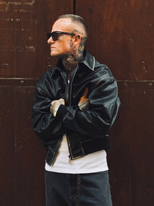 Bomber Used Ecopelle 8911 Black