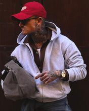 Carica l'immagine nel visualizzatore di Gallery, Felpa ZIP del Completo Sporty Garzata BoxyFit Grey
