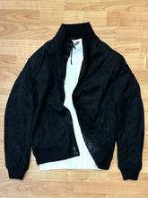 Carica l&#39;immagine nel visualizzatore di Gallery, Bomber Scamosciato Inserti Crochet Black
