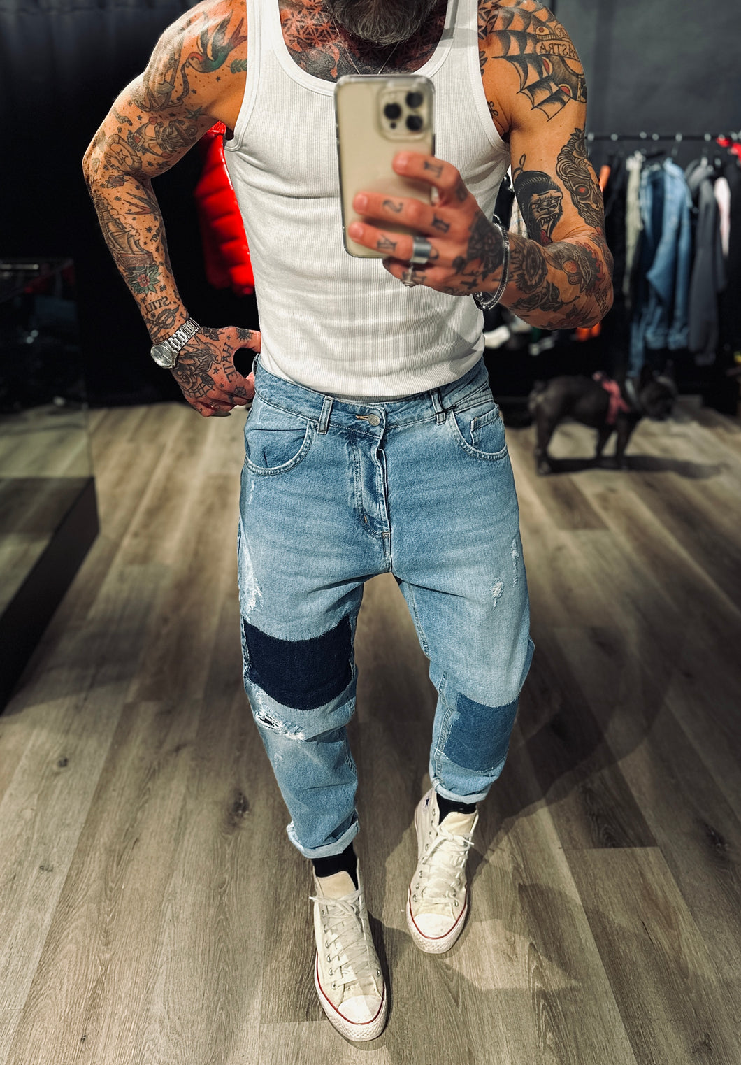 Jeans LooseFit Patch