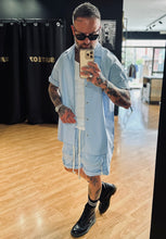Carica l&#39;immagine nel visualizzatore di Gallery, Camicia Del Completo Paride OverSize LightBlue
