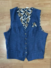Carica l&#39;immagine nel visualizzatore di Gallery, Gilet MistoLino Blue
