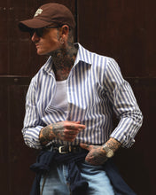 Carica l'immagine nel visualizzatore di Gallery, Camicia SlimFit a Bacchetta Blue
