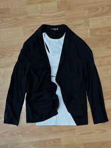 Completo in Lino MonoPetto Black