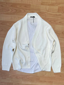 Cardigan Cropped Off-White