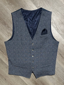 Gilet in Fantasia Blue