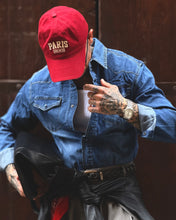 Carica l'immagine nel visualizzatore di Gallery, CAMICIA WESTERN IN JEANS DARKBLUE
