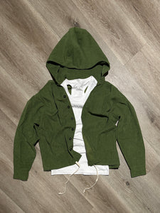 Jacket Cropped Verde Oliva