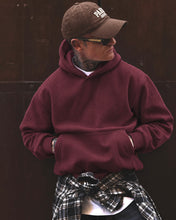 Carica l'immagine nel visualizzatore di Gallery, FELPA CROPPED BOXYFIT FELPATA BORDEAUX

