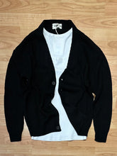 Carica l&#39;immagine nel visualizzatore di Gallery, Cardigan Chad MistoLana Black
