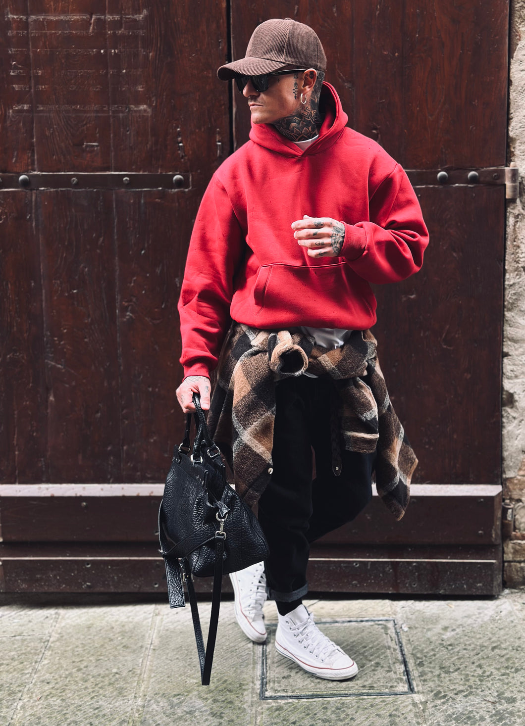 Felpa BoxyFit Felpata Red