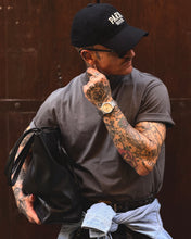 Carica l'immagine nel visualizzatore di Gallery, T-SHIRT NEW MEZZOCOLLO SEMIOVERSIZE IRON GREY
