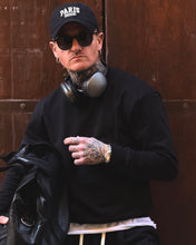 Carica l'immagine nel visualizzatore di Gallery, Felpa del Completo Sporty Garzata BoxyFit Black
