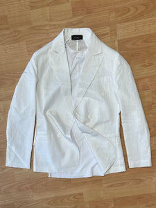 Completo in Lino DoppioPetto Off-White