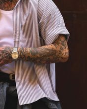 Carica l'immagine nel visualizzatore di Gallery, Camicia Cropped BoxyFit a Bacchetta Bordeaux
