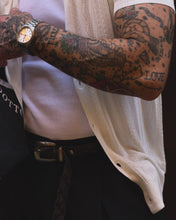 Carica l'immagine nel visualizzatore di Gallery, Maglia in Filo Crochet SlimFit Off-White
