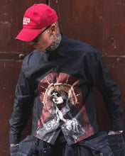 Carica l'immagine nel visualizzatore di Gallery, Camicia NostraSantissima SemiOverSize Cropped Black
