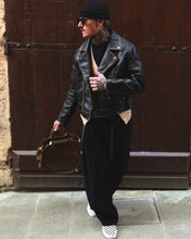 Carica l'immagine nel visualizzatore di Gallery, Panta Pence a Costine SuperLooseFit Black
