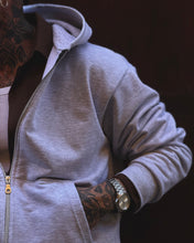 Carica l'immagine nel visualizzatore di Gallery, Felpa ZIP del Completo Sporty Garzata BoxyFit Grey
