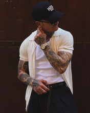 Carica l'immagine nel visualizzatore di Gallery, Maglia in Filo Crochet SlimFit Off-White
