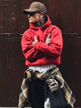 Carica l&#39;immagine nel visualizzatore di Gallery, Felpa BoxyFit Felpata Red
