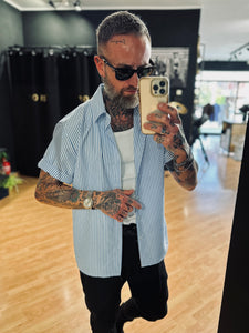 Camicia MC OverSize Sky