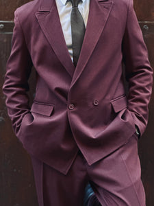 Completo SemiOverSize DoppioPetto Bordeaux